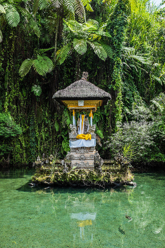 印度尼西亚巴厘岛中部的Kawi temple山